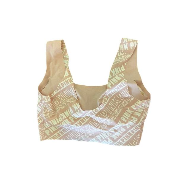 Y2K Pink by Victorias Secret Old school Light pink and white bralett - Picture 2 of 6